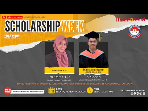 Fully Funded Beasiswa S1, S2 hingga S3 di Universitas Pertahanan (UNHAN) RI