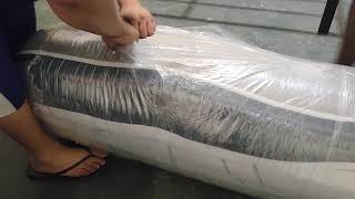 Unboxing Serta SleepToGo 12" Gel Memory Foam Luxury Queen Mattress. Sam's Club