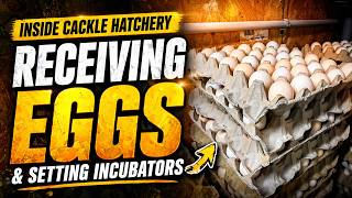 Inside Cackle Hatchery: Receiving Eggs and Setting Incubators