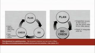 Problem Solving & Error Proofing - 1 Day Course