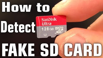 How to Detect Fake SD Card Easily.