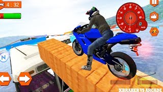 Impossible Bike Tracks Stunts 2019 | Moto Rider Stunt Bike Racing Game - Android GamePlay HD screenshot 3