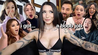Boob Job Reveal | My Friends React, Healing Process Vlog, 3 Week Update