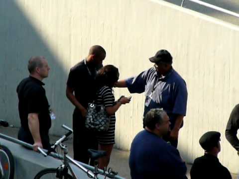 Bobbi Kristina Houston arriving backstage in Stutt...