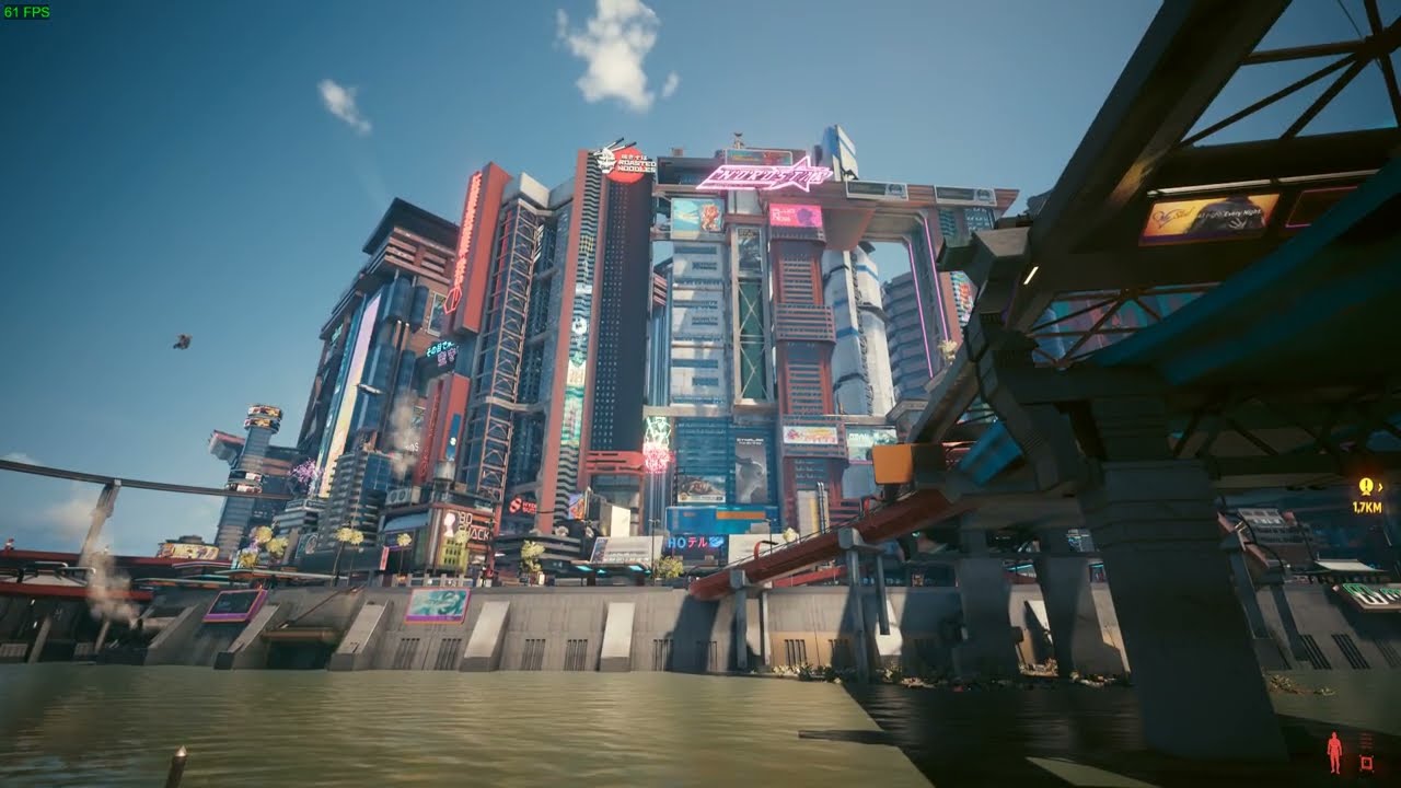 Parkour on Watson Rooftops - Cyberpunk 2077