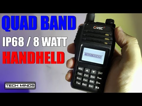 VERO VGC VR-UV4 Quad Band IP68 Two Way Radio