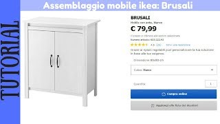 TUTORIAL - Montaggio mobile con ante bianco IKEA Brusali