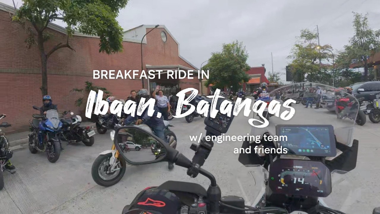 Breakfast ride in Ibaan, Batangas