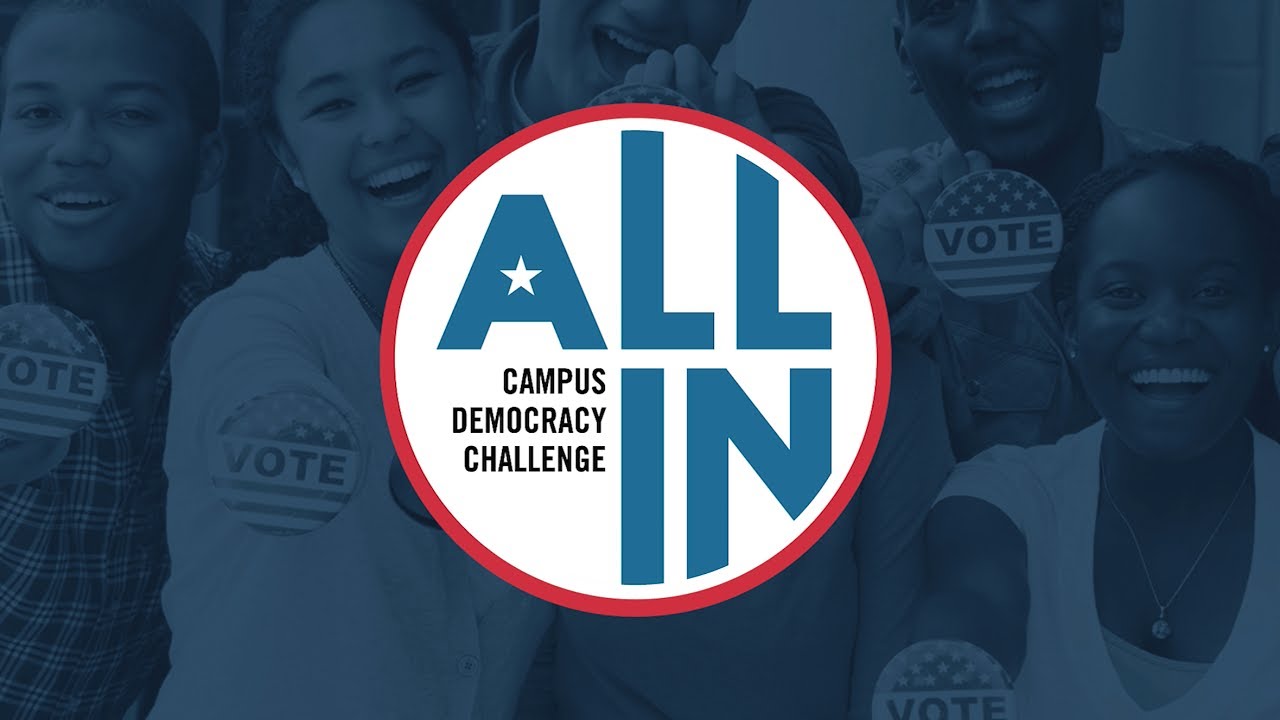 All In Democracy Challenge logo