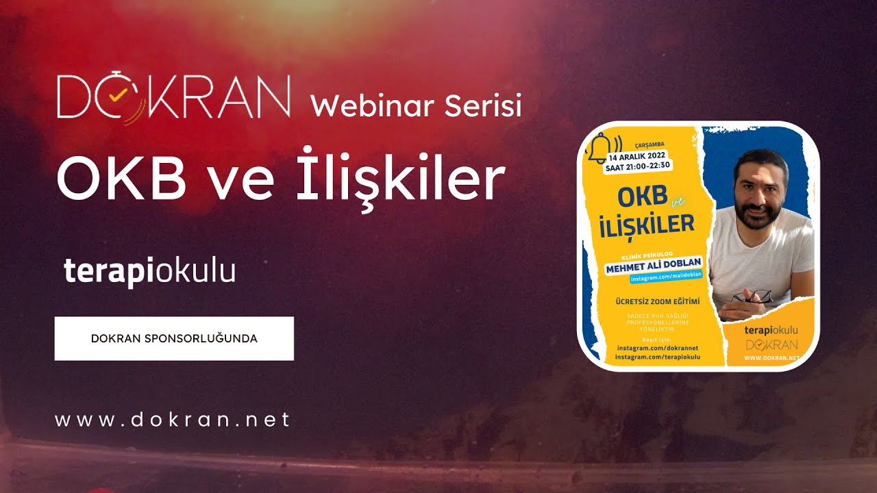 Seminer - OKB ve İlişkiler | 14 Aralık 2022, Çarşamba