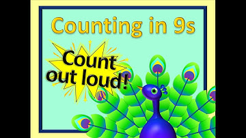 NINE TIMES TABLES ON A COUNTING STICK - Count out loud
