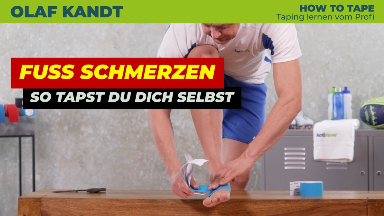 Fußgewölbe stabilisieren & Vorfuß tapen bei Schmerzen & Überlastung – Perfekt für Alltag & Sport
