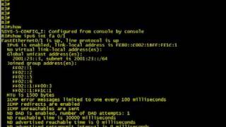IPv6 basic implementation on Cisco IOS