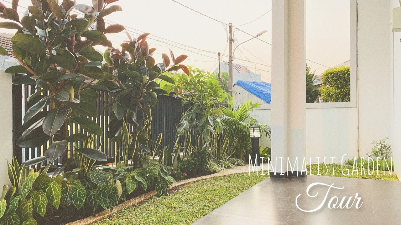 Minimalist garden tour | Beautiful garden