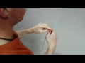 How to tie Japa Mala Knots   Brahmagranti   Left handed version