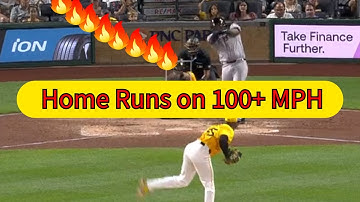 All 20 100+ MPH Pitches Hit for a Home Run in 2024