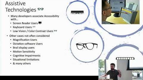 How to build Accessible React Applications - Jeffrey Johnson