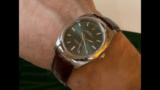 Rolex Oyster Perpetual Olive Green