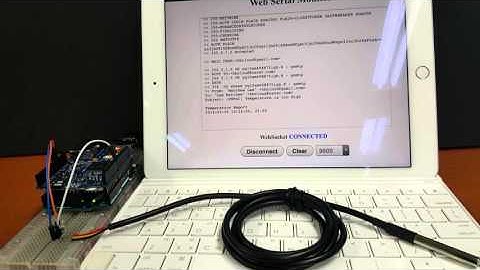 Temperature logger with an email alarm function by using PHPoC Shield