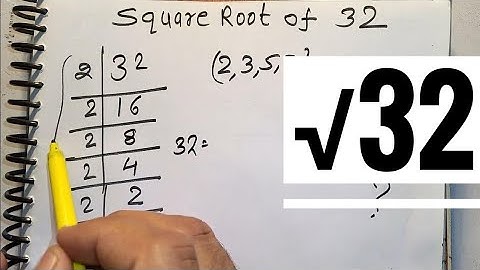 Square Root of 32 without calculator in Hindi | Vargmul | 32 Squareroot | Number | Surendra khilery