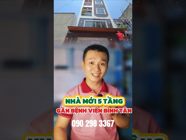 Anh 4 bán nhà hẻm 394 Chiến Lược quận Bình Tân thông ra Hương Lộ 2, có thang máy, gần bệnh viện
