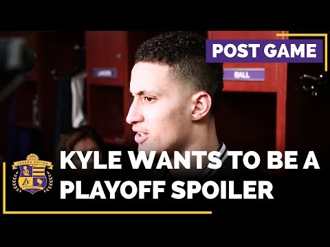 Kyle Kuzma Want Lakers To Be A Playoff Spoiler For NBA Teams