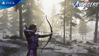 Marvel's Avengers PS4 - Kate Bishop Stark Tech Suit Combat Gameplay