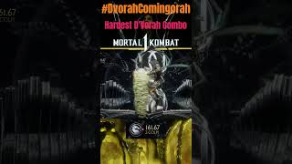 D'Vorah Hardest Combo to Get in MK11 [CLIP MK11] #Shorts