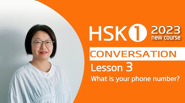 HSK1 Beginners Chinese | Conversation lesson 3 | What is your phone number?