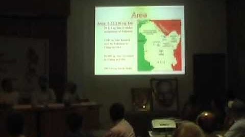 Prof  Srikanth Kondapalli, made a powerful powerpoint presentation