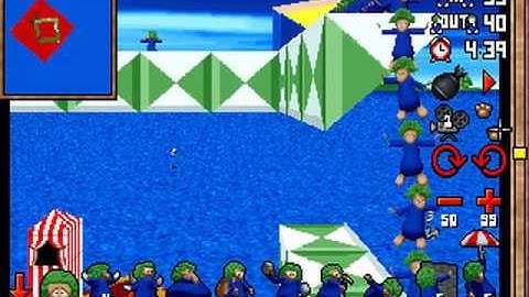 Lemmings 3D - Tricky Level 2