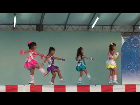衣装全て手作り ハートキャッチプリキュアed 夏祭りでダンス Youtube