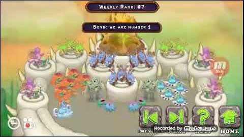 We are number one but in my singing monster