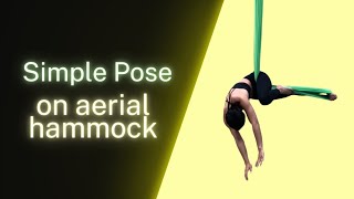 Easy Beginner Pose on Aerial Hammock | Lean