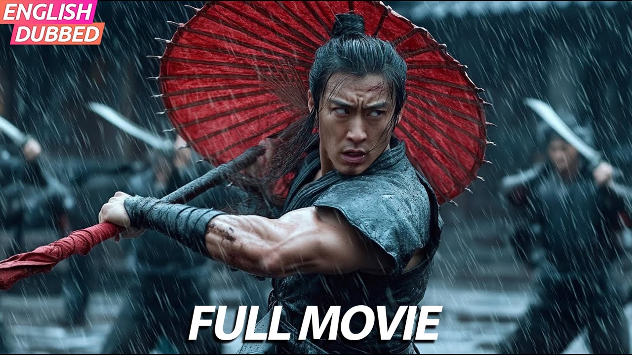 2026 Action Hit: Martial Arts Showdown! Assassins Use Red Umbrella Weapon Against Young Kungfu Hero!