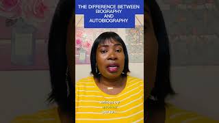 THE DIFFERENCE BETWEEN BIOGRAPHY AND AUTOBIOGRAPHY learning howtopronounce pronunciationenglish