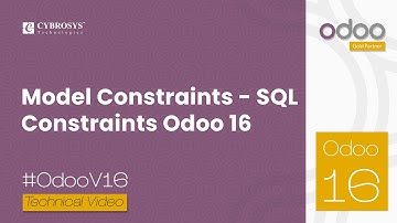 Model Constraints SQL Constraints in Odoo 16 | _sql_constraints | Odoo 16 Development Tutorial
