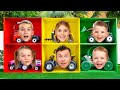 Video anak tentang 9 mobil dan 3 warna 🚜🚓🚗