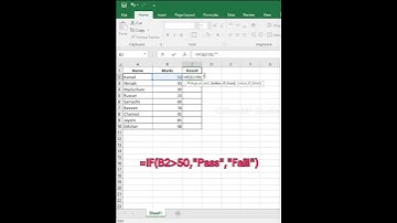 MS Excel Basic | Learn Excel | IF Function #msexcel #iffunction #shorts