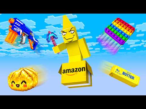 Minecraft But It's One Amazon Block