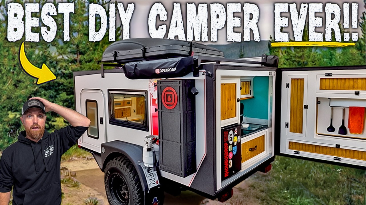 I Found The BEST Off Grid DIY Tiny Camper! THIS is Homemade??