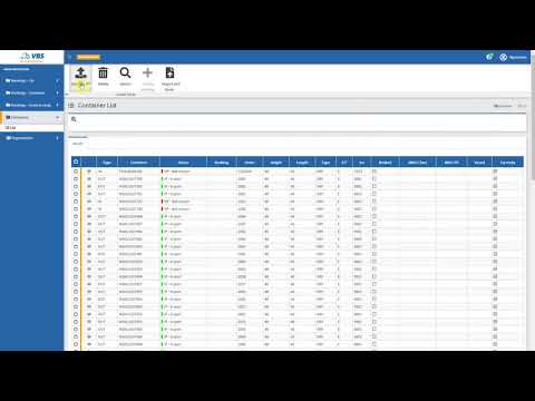 VBS - Container terminal, import CNT