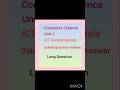class 6 computer science solved question answer chapter 1 #computer #ytshorts