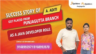 Placement Journey As A JAVA DEVELOPER From JSpiders | Hyderabad Punjagutta