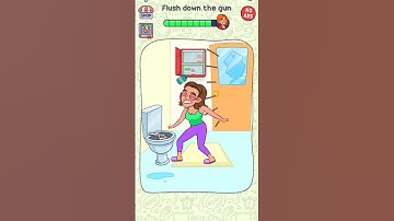 Flush Down The Gun😳😳😳😳🔫🔫🔫🤗🤗🤗#ytshorts #trending #viral #shorts #hidemyproof ANDROID X IOS