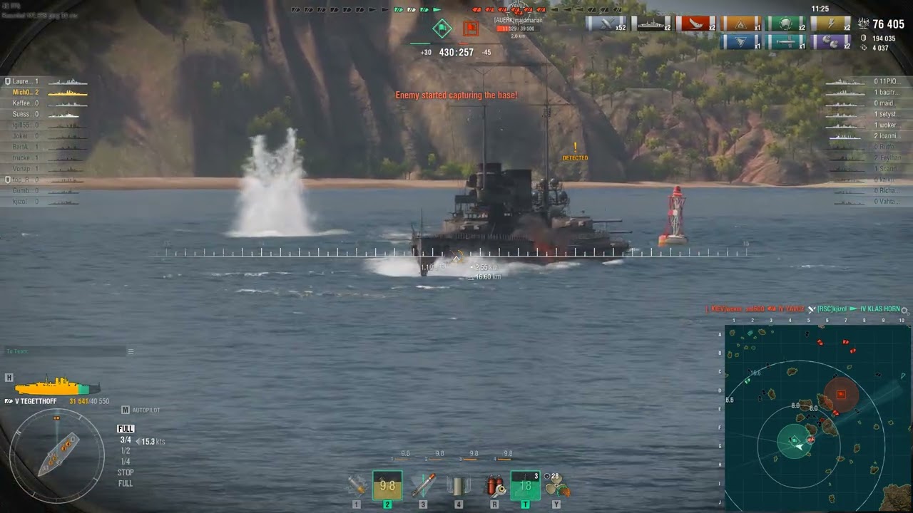 Tegetthoff - 187k Damage, 8 Kills game carry