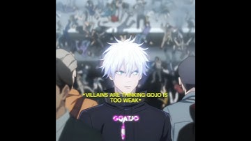 Gojo in God MODE 🥶☠️ || JUJUTSU KAISEN #gojo