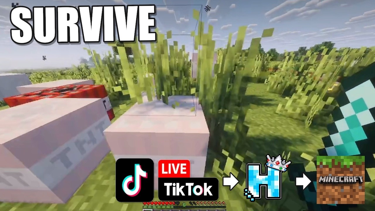 TUTORIAL SURVIVE PLUGIN MINECRAFT INTERACT LIVE TIKTOK | H2STREAM - YouTube