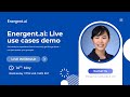 Energent Ai Live Use Case Demo