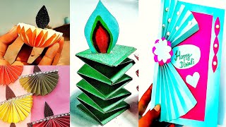 4 EASY YET BEAUTIFUL DIWALI DECORATION IDEAS 2019 || DIWALI DECORATION CRAFT // HANDMADE ART